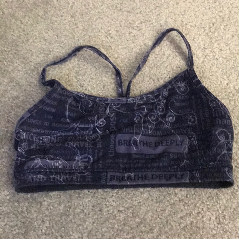 Lulu lemon Y Flow Sports Bra